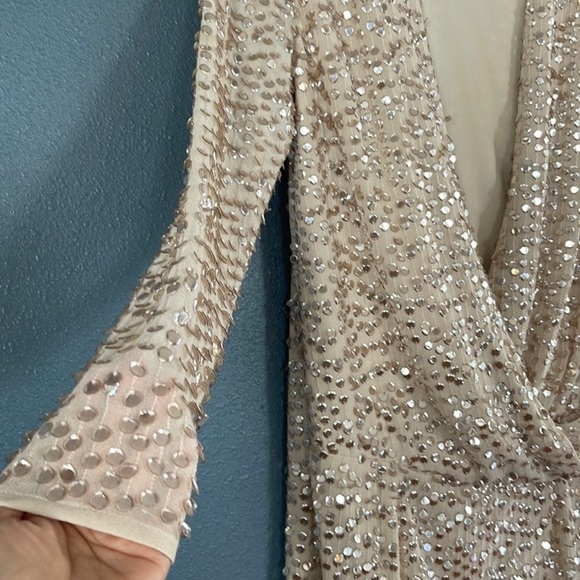 Worn 1 time. ASOS Maxi dress with open back - Picture 6 of 6